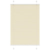 Tenda a rullo plissettata Vidaxx 90x100 cm larghezza tessuto 89,4 cm poliestere crema