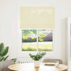 Tenda a rullo plissettata Vidaxx 100x100 cm larghezza tessuto 99,4 cm poliestere crema