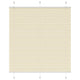 Tenda a rullo plissettata Vidaxx 115x100 cm larghezza tessuto 114,4 cm poliestere crema