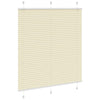 Tenda a rullo plissettata Vidaxx 115x100 cm larghezza tessuto 114,4 cm poliestere crema