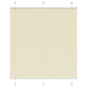 Tenda a rullo plissettata Vidaxx 120x100 cm larghezza tessuto 119,4 cm poliestere crema