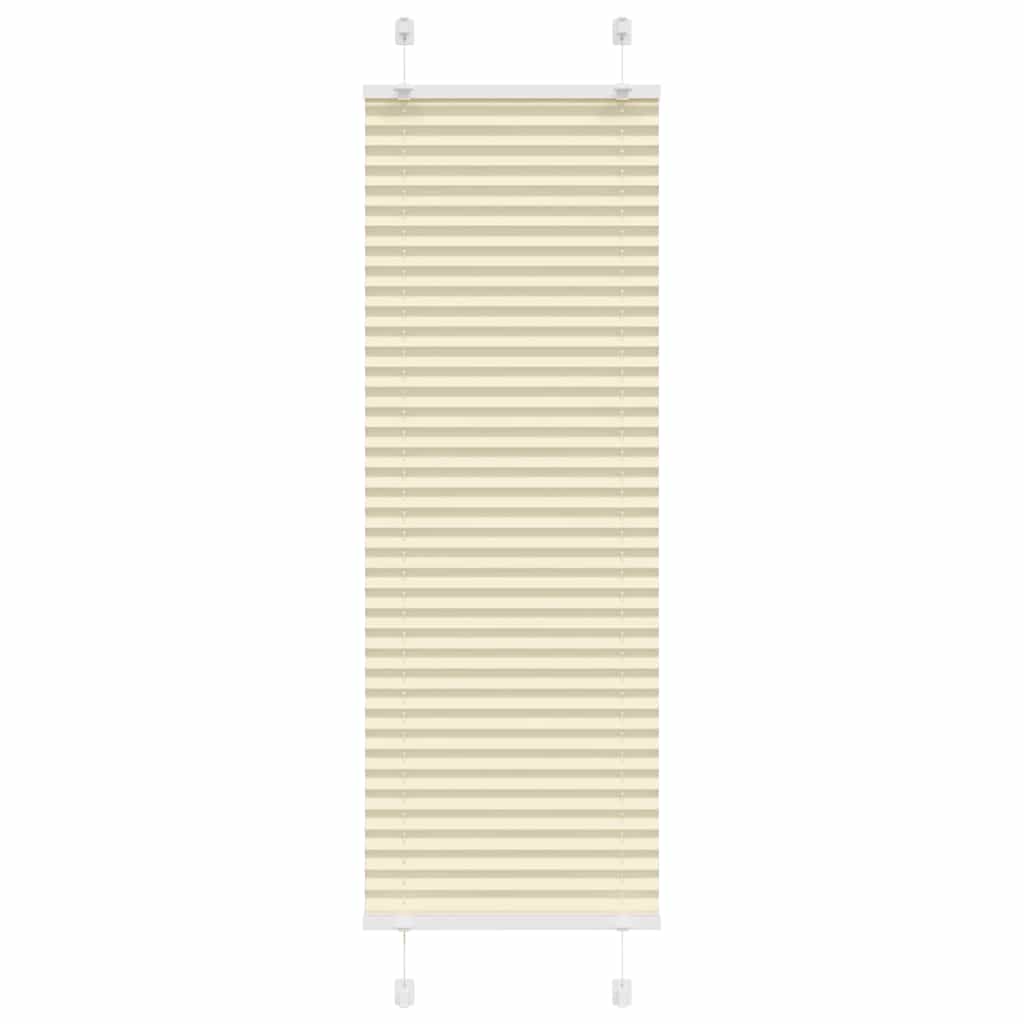 Tenda a rullo plissettata Vidaxx 40x150 cm larghezza tessuto 39,4 cm poliestere crema