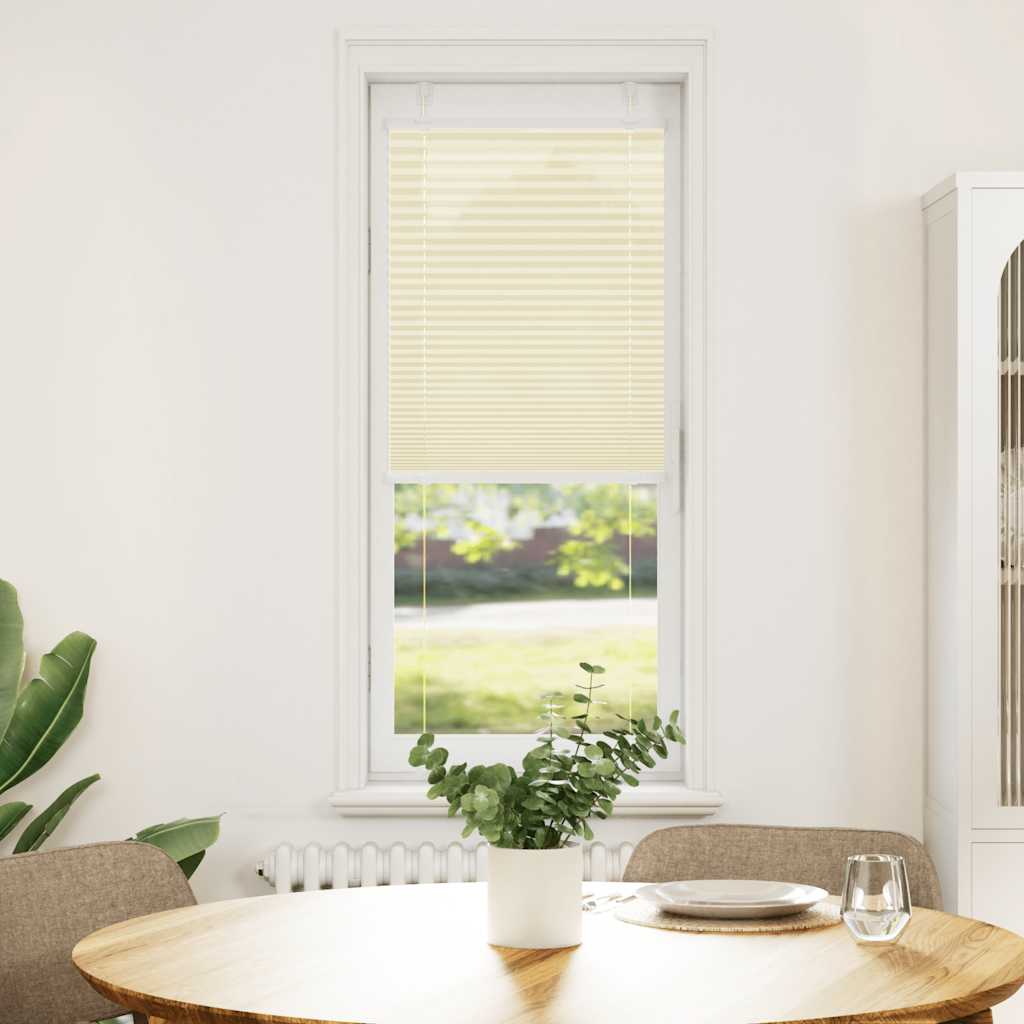 Tenda a rullo plissettata Vidaxx 40x150 cm larghezza tessuto 39,4 cm poliestere crema
