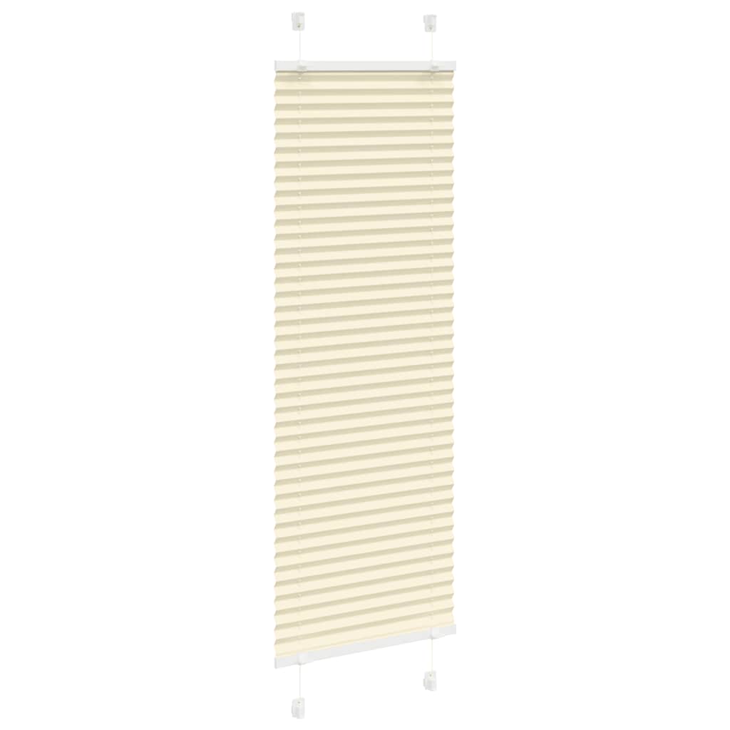 Tenda a rullo plissettata Vidaxx 40x150 cm larghezza tessuto 39,4 cm poliestere crema