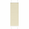Vidaxl plissé rolgordijn 45x150 cm stofbreedte 44,4 cm polyester crème