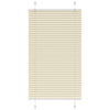Tenda a rullo plissettata Vidaxx 75x150 cm larghezza tessuto 74,4 cm poliestere crema