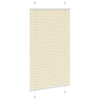 Tenda a rullo plissettata Vidaxx 75x150 cm larghezza tessuto 74,4 cm poliestere crema