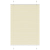 Vidaxl plissé rolgordijn 90x150 cm stofbreedte 89,4 cm polyester crème