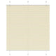 Vidaxx estor enrollable plisado 120x150cm ancho de tela 119,4cm poliéster crema