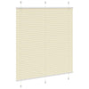 Tenda a rullo plissettata Vidaxx 120x150 cm larghezza tessuto 119,4 cm poliestere crema