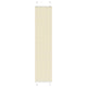 Vidaxx estor enrollable plisado 40x200 cm ancho de tela 39,4 cm poliéster crema