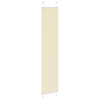 Tenda a rullo plissettata Vidaxx 50x200 cm larghezza tessuto 49,4 cm poliestere crema