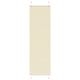 Vidaxx estor enrollable plisado 55x200 cm ancho de tela 54,4 cm poliéster crema