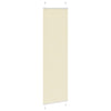 Tenda a rullo plissettata Vidaxx 60x200 cm larghezza tessuto 59,4 cm poliestere crema