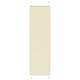 Vidaxx estor enrollable plisado 65x200 cm ancho de tela 64,4 cm poliéster crema