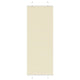 Vidaxx estor enrollable plisado 75x200 cm ancho de tela 74,4 cm poliéster crema