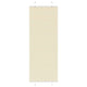 Tenda a rullo plissettata Vidaxx 80x200 cm larghezza tessuto 79,4 cm poliestere crema