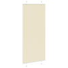 Tenda a rullo plissettata Vidaxx 85x200 cm larghezza tessuto 84,4 cm poliestere crema