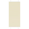 Vidaxl plissé rolgordijn 95x200 cm stofbreedte 94,4 cm polyester crème