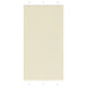 Vidaxx estor enrollable plisado 105x200cm ancho de tela 104,4cm poliéster crema