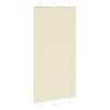 Vidaxl plissé rolgordijn 105x200cm stofbreedte 104,4cm polyester crème