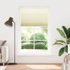 Tenda a rullo plissettata Vidaxx 115x200 cm larghezza tessuto 114,4 cm poliestere crema