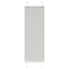 Vidaxl plissé rolgordijn 40x100 cm stofbreedte 39,4 cm lichtgrijs