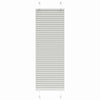 Vidaxx estor enrollable plisado 50x100 cm ancho de tela 49,4 cm gris claro