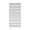 Vidaxx estor enrollable plisado 55x100 cm ancho de tela 54,4 cm gris claro