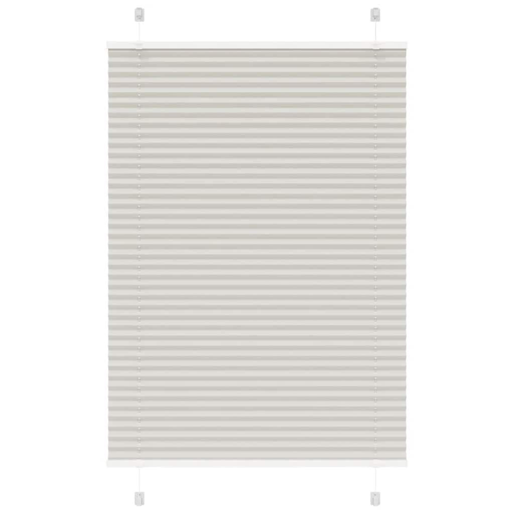 Vidaxx estor enrollable plisado 95x100 cm ancho de tela 94,4 cm poliéster
