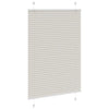Vidaxx estor enrollable plisado 95x100 cm ancho de tela 94,4 cm poliéster