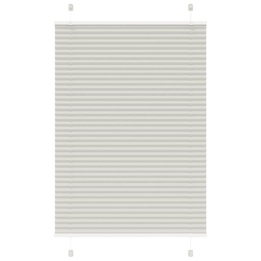 Vidaxx estor enrollable plisado 100x100 cm ancho de tela 99,4 cm poliéster