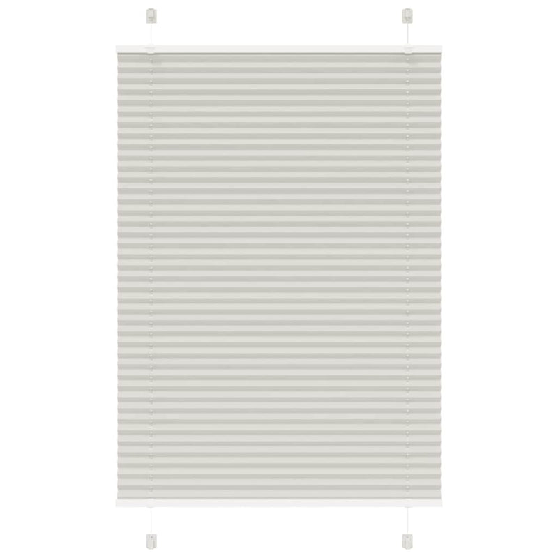 Vidaxx estor enrollable plisado 100x100 cm ancho de tela 99,4 cm poliéster