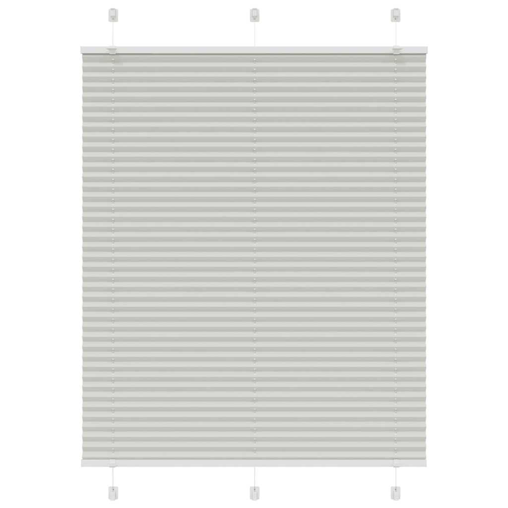 Vidaxx estor enrollable plisado 105x100 cm ancho de tela 104,4 cm poliéster