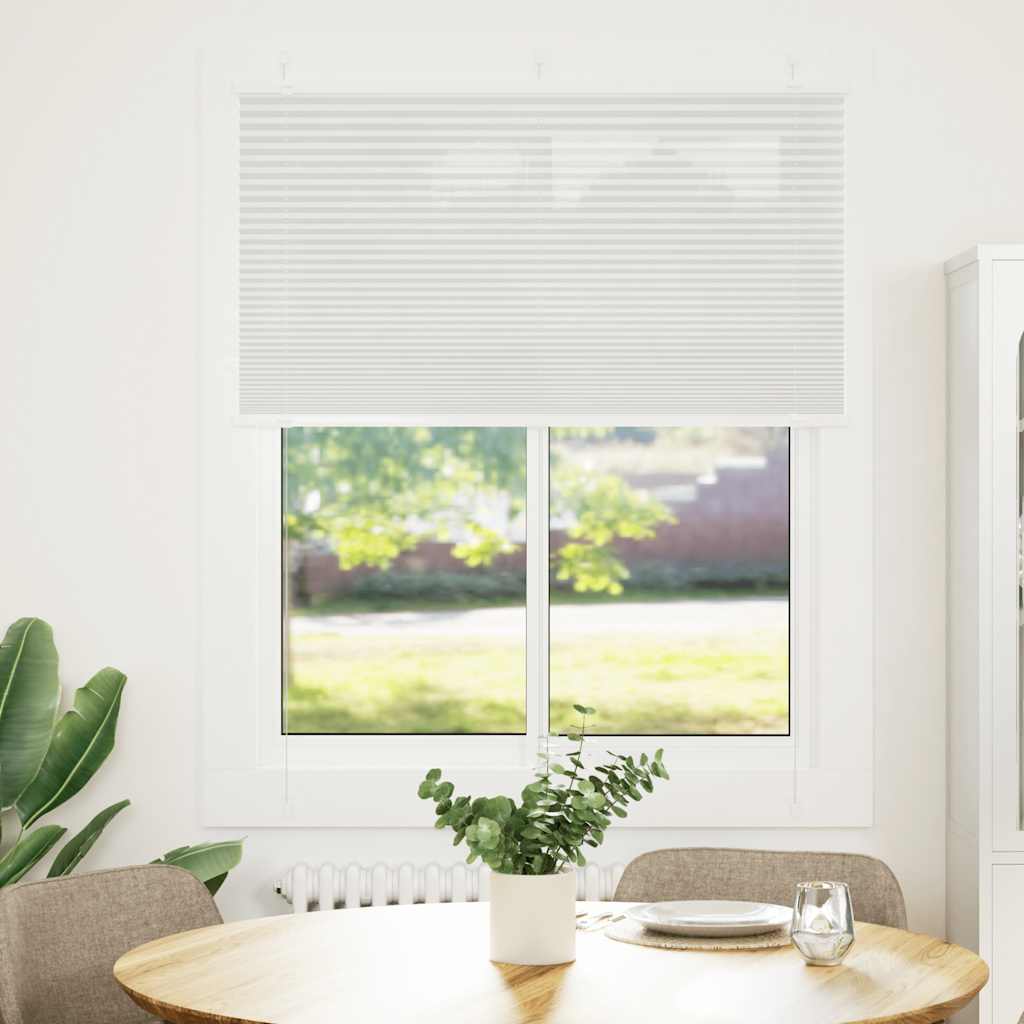 Vidaxx estor enrollable plisado 110x100 cm ancho de tela 109,4 cm poliéster