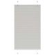 Vidaxx estor enrollable plisado 70x150 cm, ancho de tela 69,4 cm poliéster