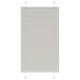 Vidaxx estor enrollable plisado 80x150 cm, ancho de tela 79,4 cm poliéster