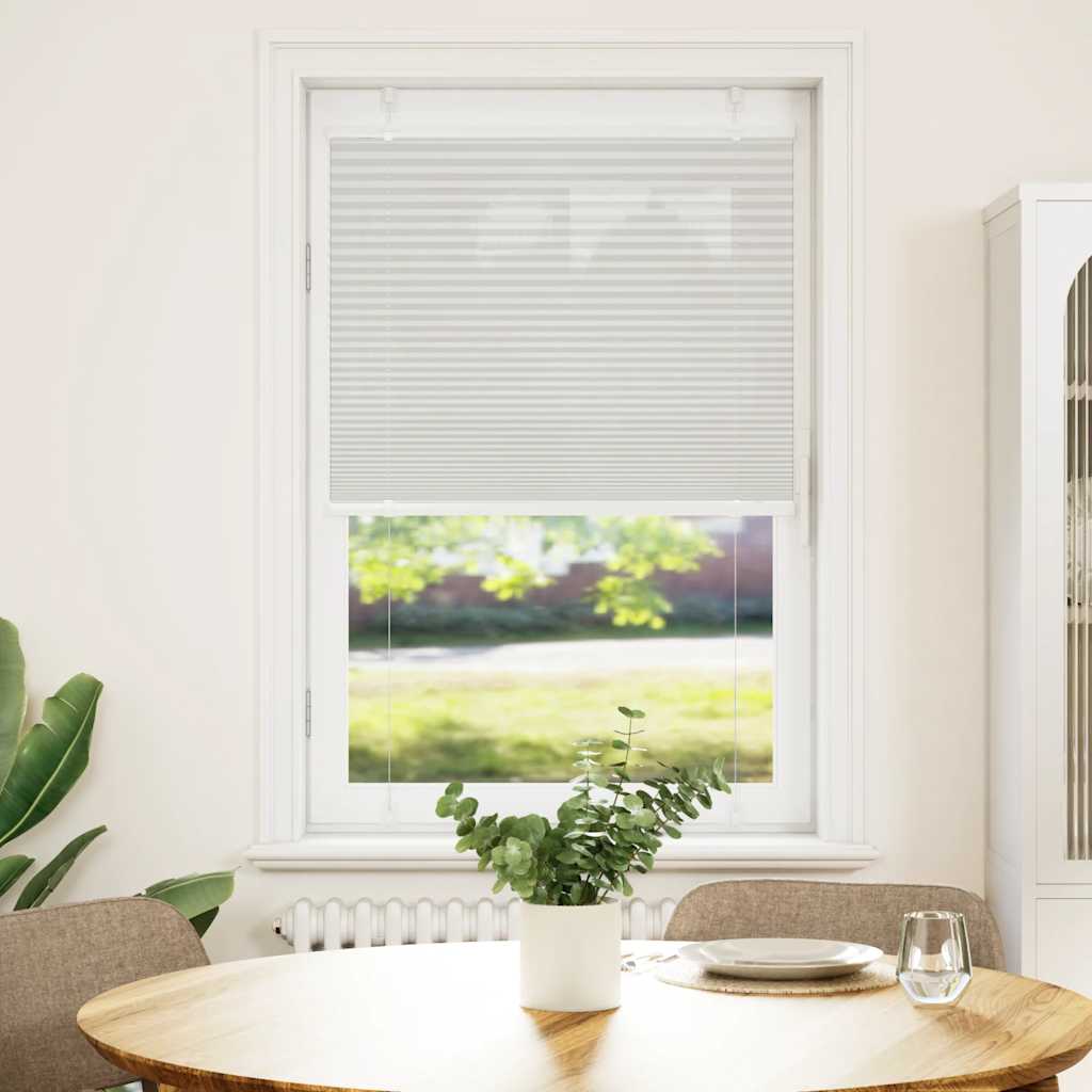 Vidaxx estor enrollable plisado 80x150 cm, ancho de tela 79,4 cm poliéster
