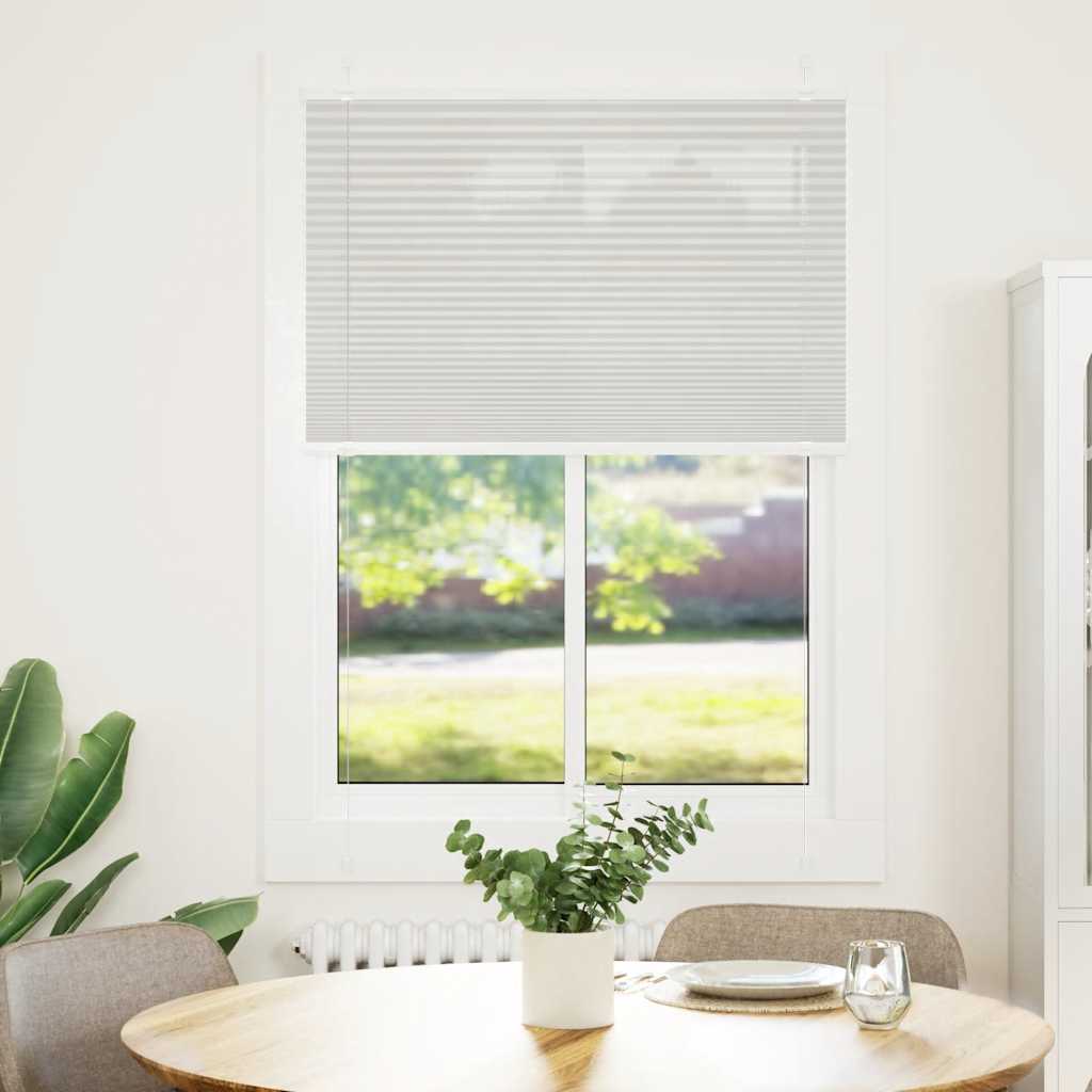 Vidaxx estor enrollable plisado 85x150 cm, ancho de tela 84,4 cm poliéster