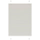Vidaxx estor enrollable plisado 100x150 cm ancho de tela 99,4 cm poliéster