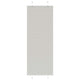 Vidaxx cortina plisada 75x200 cm, ancho de tela 74,4 cm poliéster