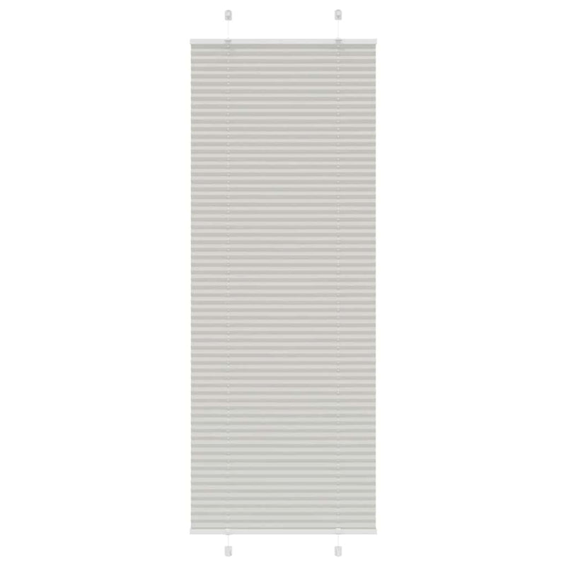 Vidaxx cortina plisada 75x200 cm, ancho de tela 74,4 cm poliéster