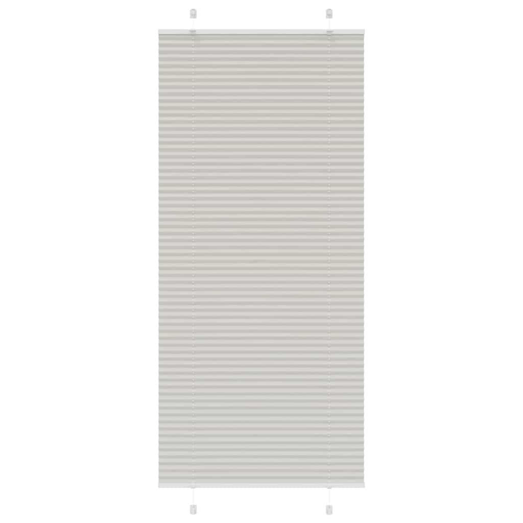 Vidaxx estor enrollable plisado 100x200 cm ancho de tela 99,4 cm poliéster