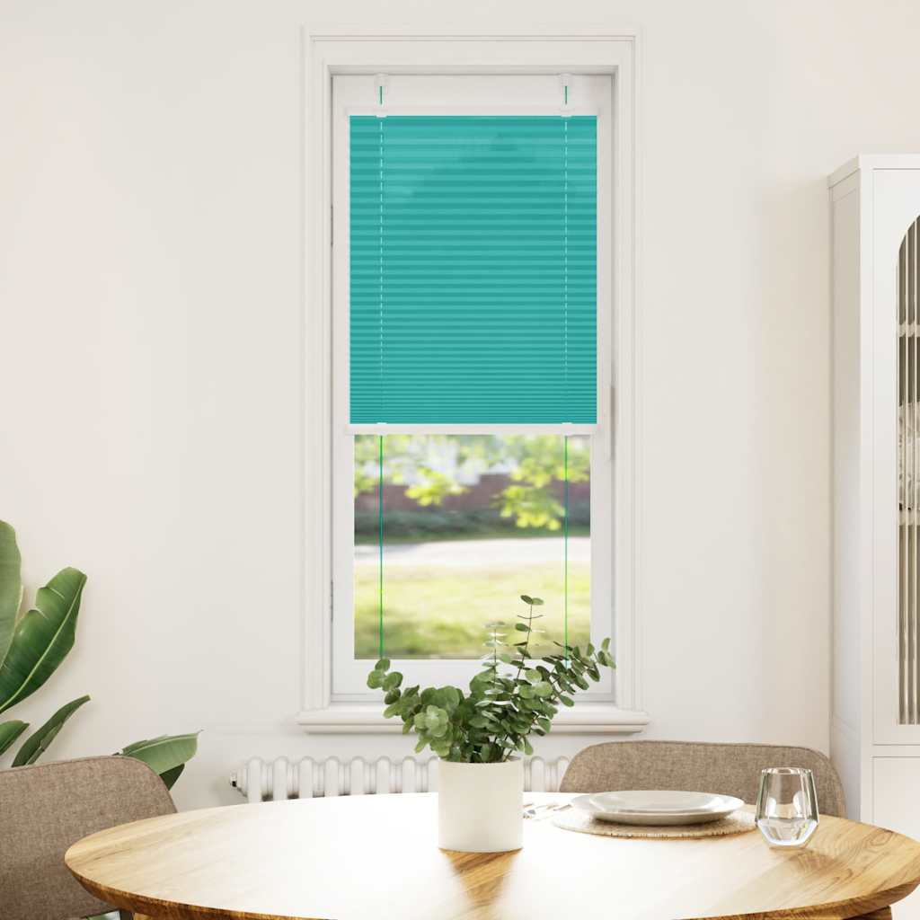 Vidaxx cortina plisada 45x100 cm, ancho de tela 44,4 cm poliéster