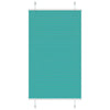 Tenda a rullo plissettata Vidaxx 70x100 cm larghezza tessuto 69,4 cm verde petrolio