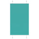 Vidaxx estor enrollable plisado 75x100 cm ancho de tela 74,4 cm verde petróleo