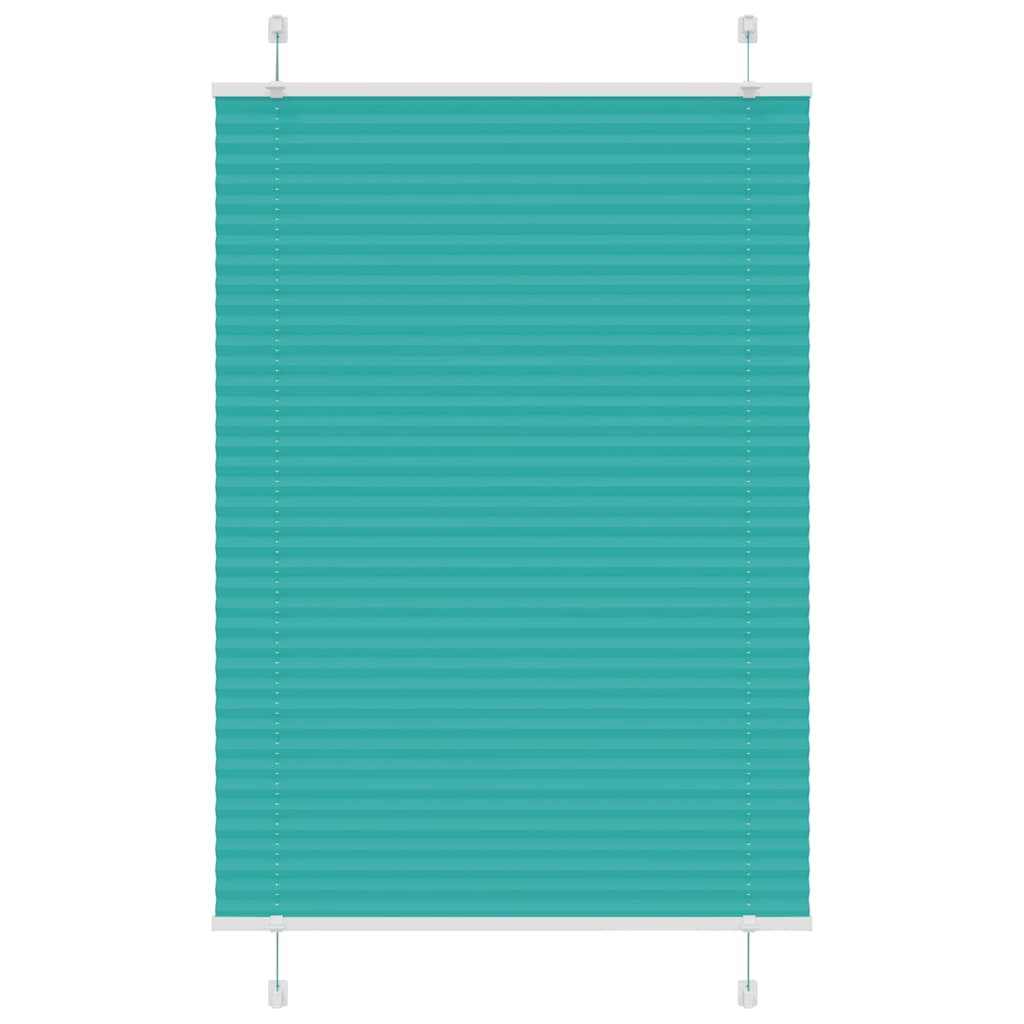Tenda a rullo plissettata Vidaxx 90x100 cm larghezza tessuto 89,4 cm verde petrolio
