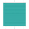 Tenda a rullo plissettata Vidaxx 115x100 cm larghezza tessuto 114,4 cm verde petrolio