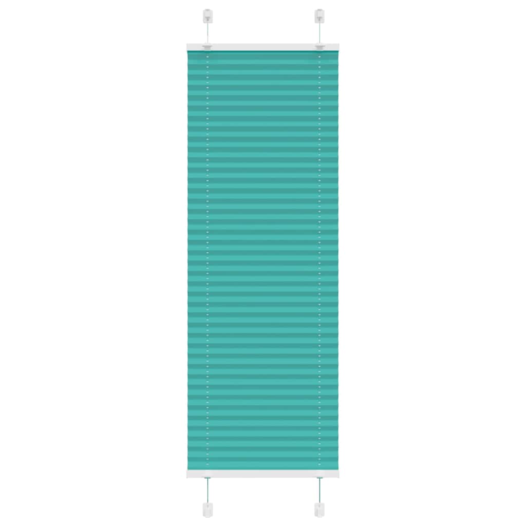 Tenda a rullo plissettata Vidaxx 40x150 cm larghezza tessuto 39,4 cm verde petrolio