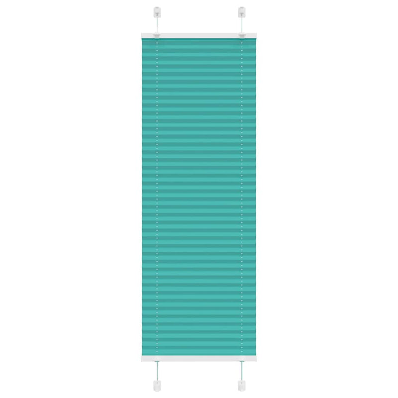Vidaxl plissé rolgordijn 40x150 cm stofbreedte 39,4 cm petrol groen